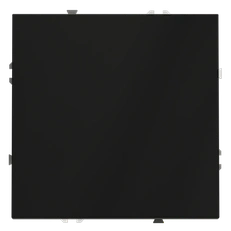 Изображение Выключатель одноклавишный черный матовый Voltum S70